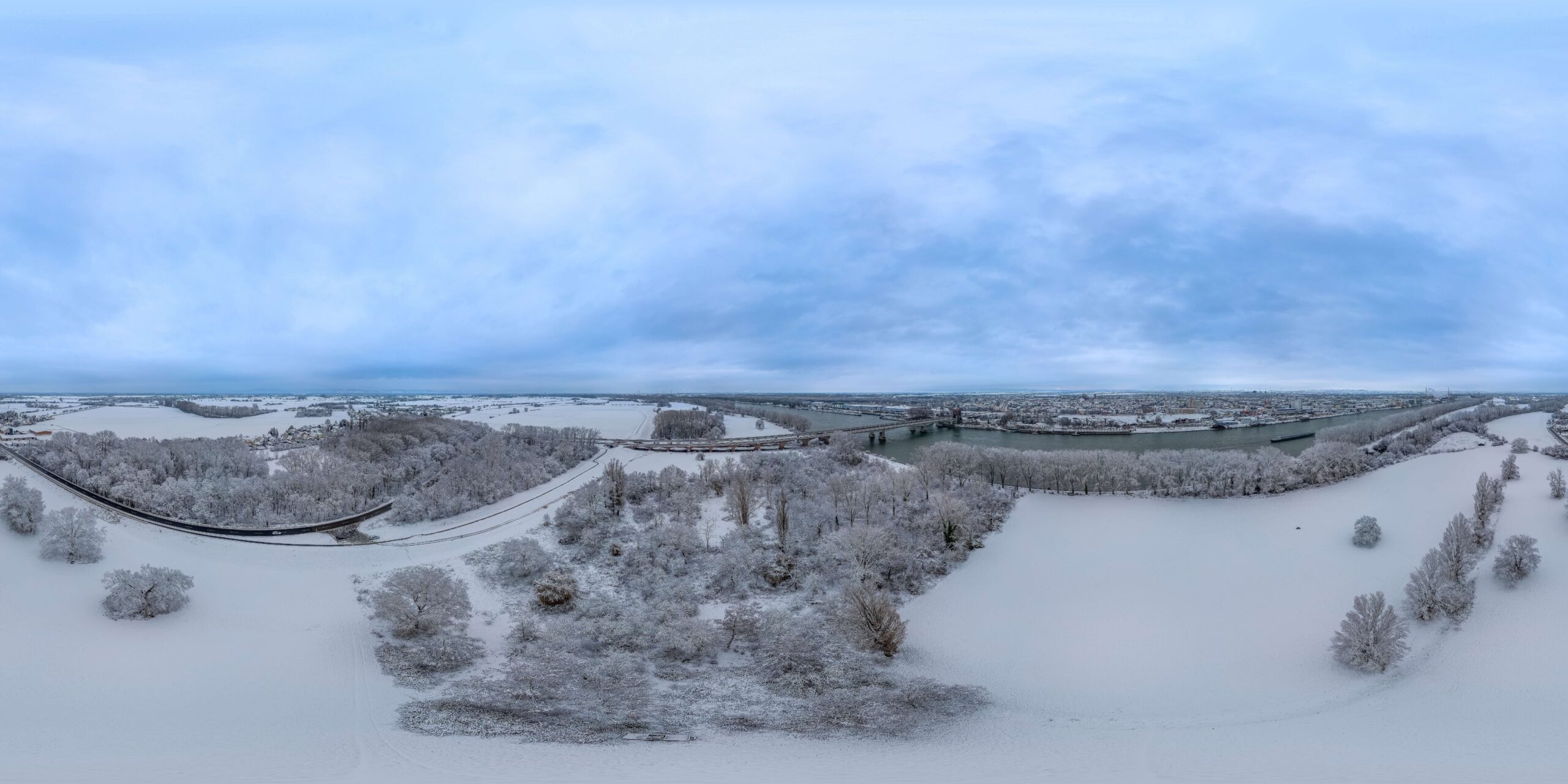 Panorama im Schnee